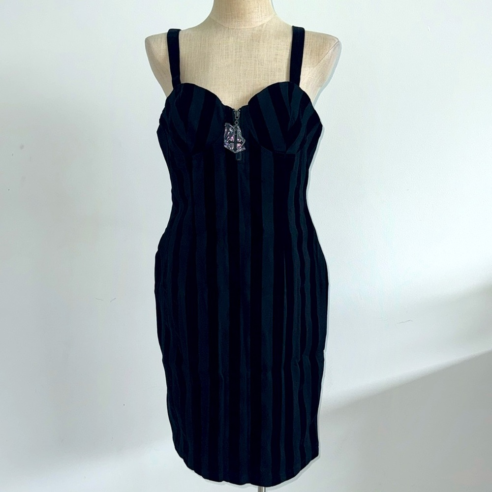 Killstar Black dead bodycon dress XL